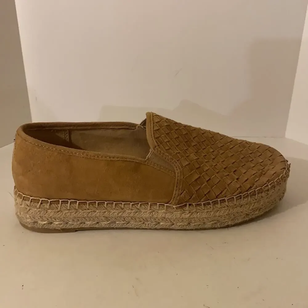NWOT SAM EDELMAN woven boho platform espadrilles 10.5